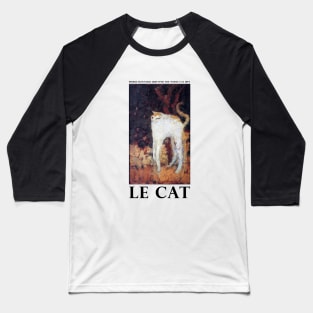 Le Cat - Pierre Bonnard (1867-1947) The White Cat 1894 Baseball T-Shirt